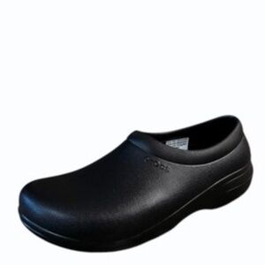Crocs On The Clock Work Mens Black Slip On Clogs Size 12‎ Shoes